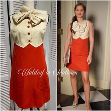 ASO BLAIR WALDORF MBMJ BOW DRESS 8
