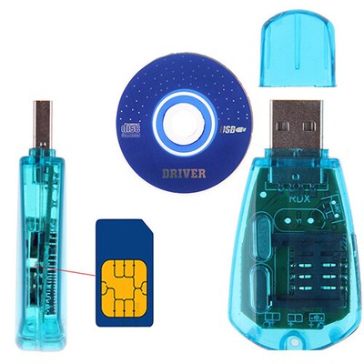 USB Cellphone SIM Card Reader SMS Copy/Cloner/Writer/Backup GSM.