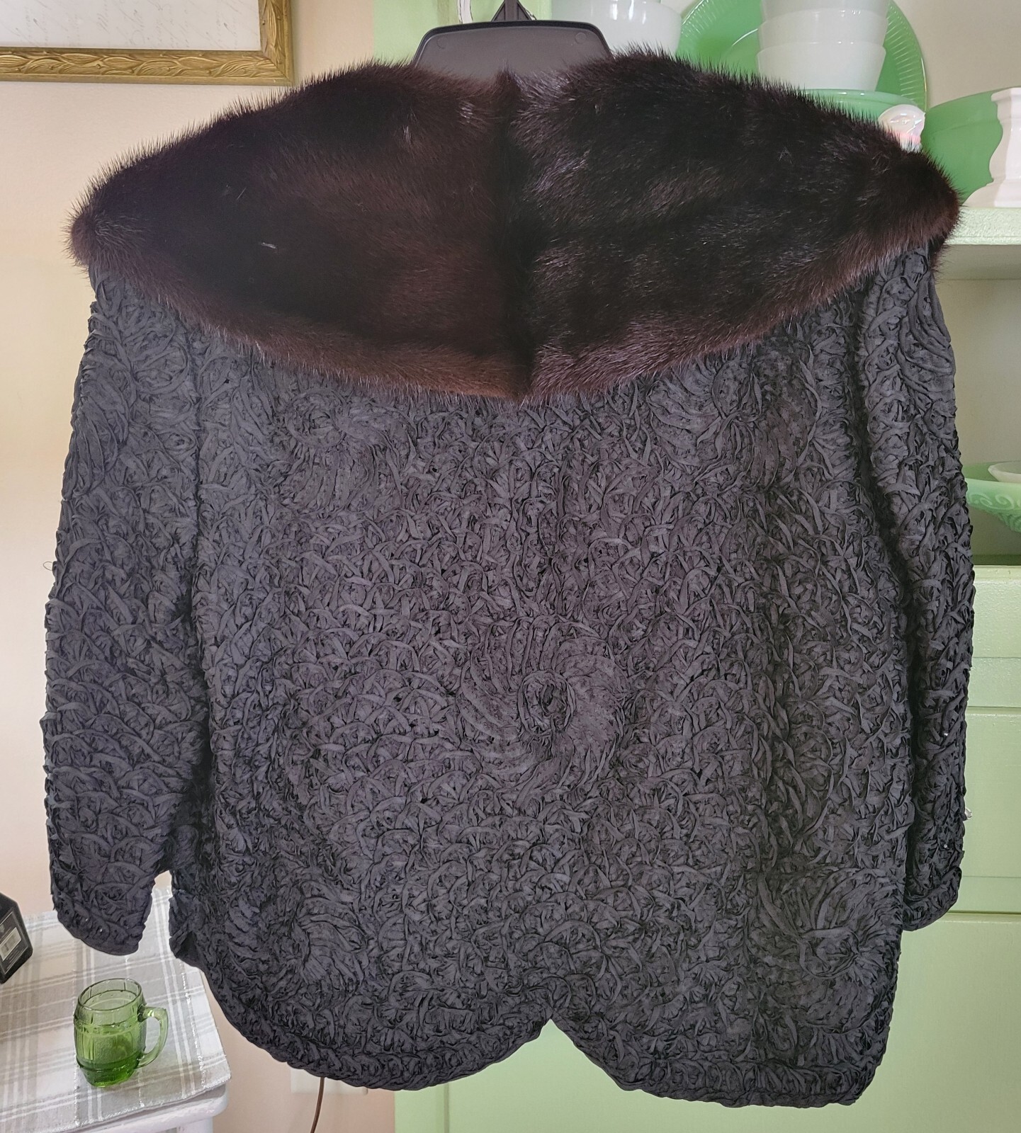 Javurek Fur Collared Jacket - image 3
