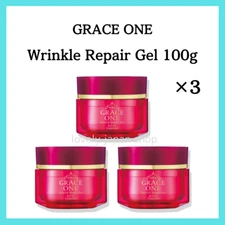 [Set of 3] KOSE GRACE ONE Wrinkle Repair Gel 100g All-in-one Aging Care