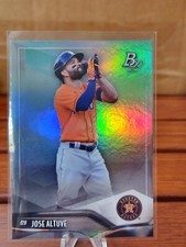 2021 Topps Bowman Platinum Baseball Jose Altuve - Houston Astros - Base Card