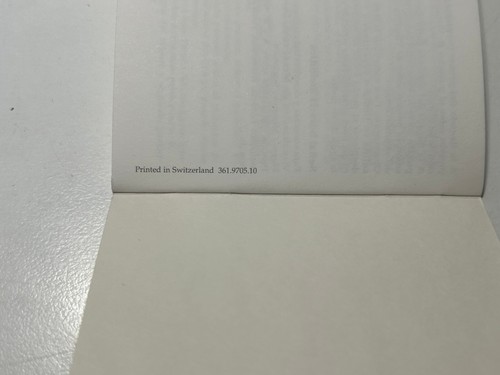 BOOKLET BREITLING INTRUDER LIBRETTO DELLE ISTRUZIONI ORIGINALE - Picture 6 of 7