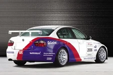 Cars 2006 bmw 320siwtcc2 Desk Mat Stitched