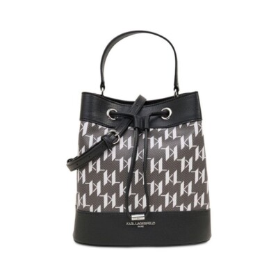 NWT Original Karl Lagerfeld Paris Adele Bucket Bag Crossbody