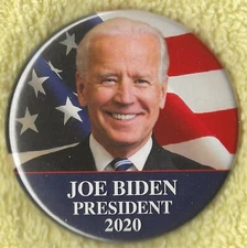2020 Joe Biden - 2.25" / "Patriotic" Presidential Campaign Button(Pin02s)