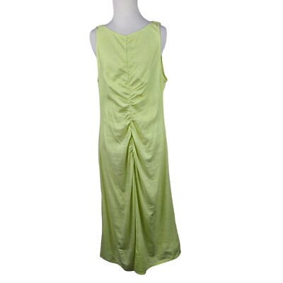 chinese dress ladies Always in The Lead Green Linen Dress, Small - The Mint Julep Boutique