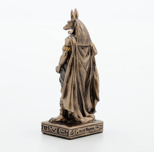 Anubis Bronze Miniature Statue - Picture 3 of 3