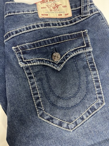 True Religion $ 199 Herren Rocco Flap Big T Relaxed Skinny Jeans 34 x 32 - 107338 - Bild 9 von 9