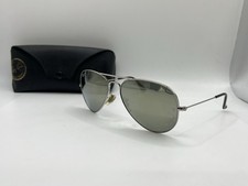 Ray Ban RB 3025 Aviator Large Metal 003/59 Mirror Polarized Sunglasses