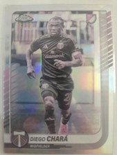 2025 Topps Chrome MLS Diego Chara #140 White Refractor /30 Portland Timbers