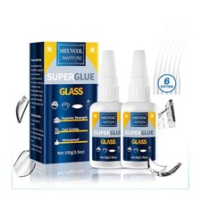 Glass Glue, 100g Ultra Strong Clear, Waterproof  Fast Super Curing...