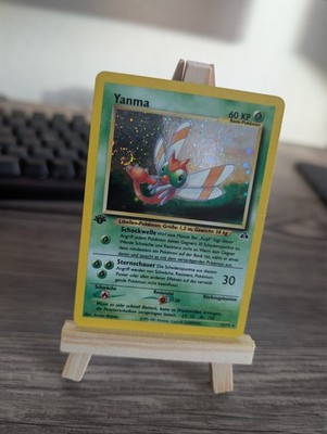 Yanma 1st Edition HOLO Swirl (Neo Discovery 17/75, Deutsch) - Mint/Near Mint