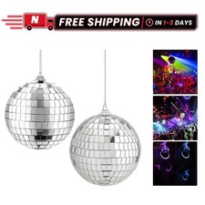 Reflective 3.15 Inch Hanging Disco Balls - 4 Pack for Vibrant Decorations