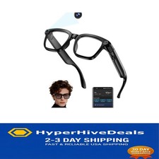 Ultra HD Recording Smart Glasses with Bluetooth & Real-Time Audio Features