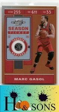 2019-20 Panini Contenders Optic #45 Marc Gasol Red 31/49