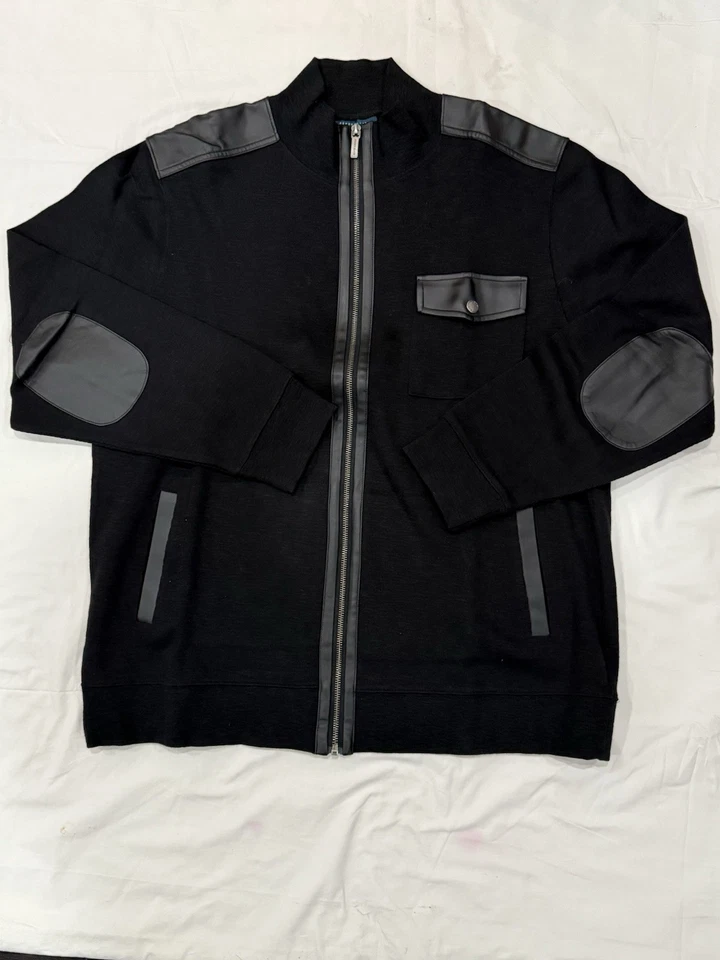 Perry Ellis Sweater Jacket Size XL…$99 - Image 3 of 4