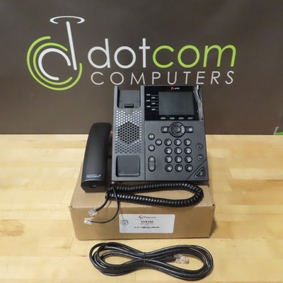 Polycom VVX 350 Business IP Phone 2200-48830-025 POE VVX350