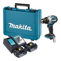 Makita DHP 489 RGE Akku Schlagbohrschrauber 18 V 73 Nm Brushless + LadegeräT