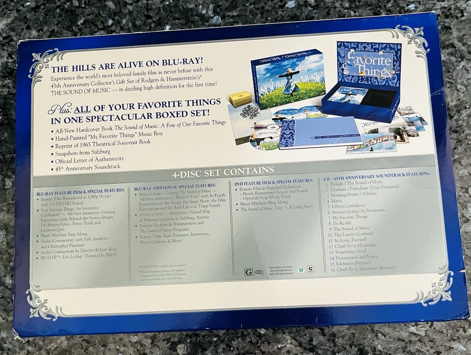 The Sound Of Music 45 Anniversary DVD Box Set With Bonus Cd. - Image 4 of 4