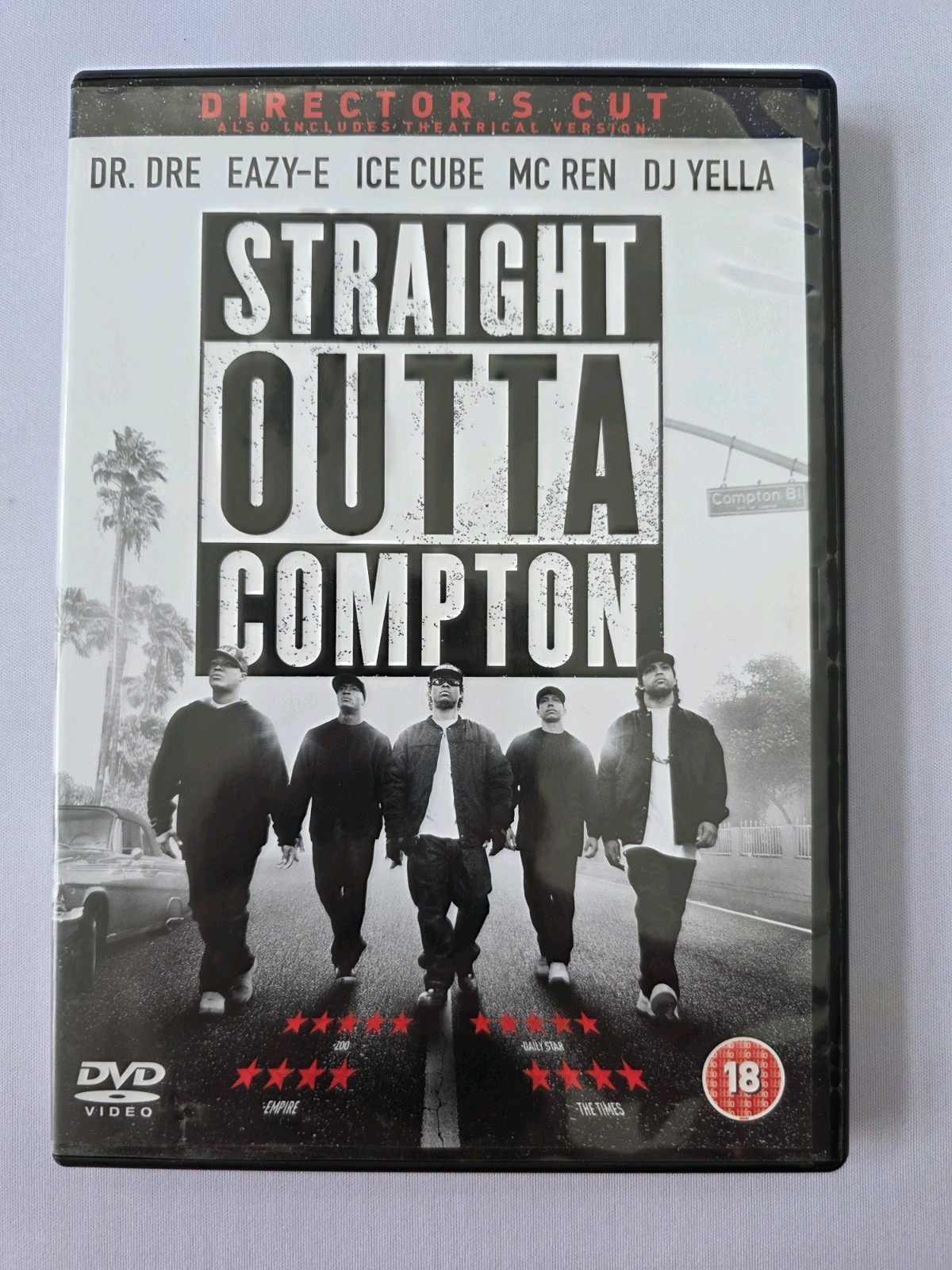 Straight Outta Compton (DVD, 2016) (EnglishGermanFrenchSpanishItalian)