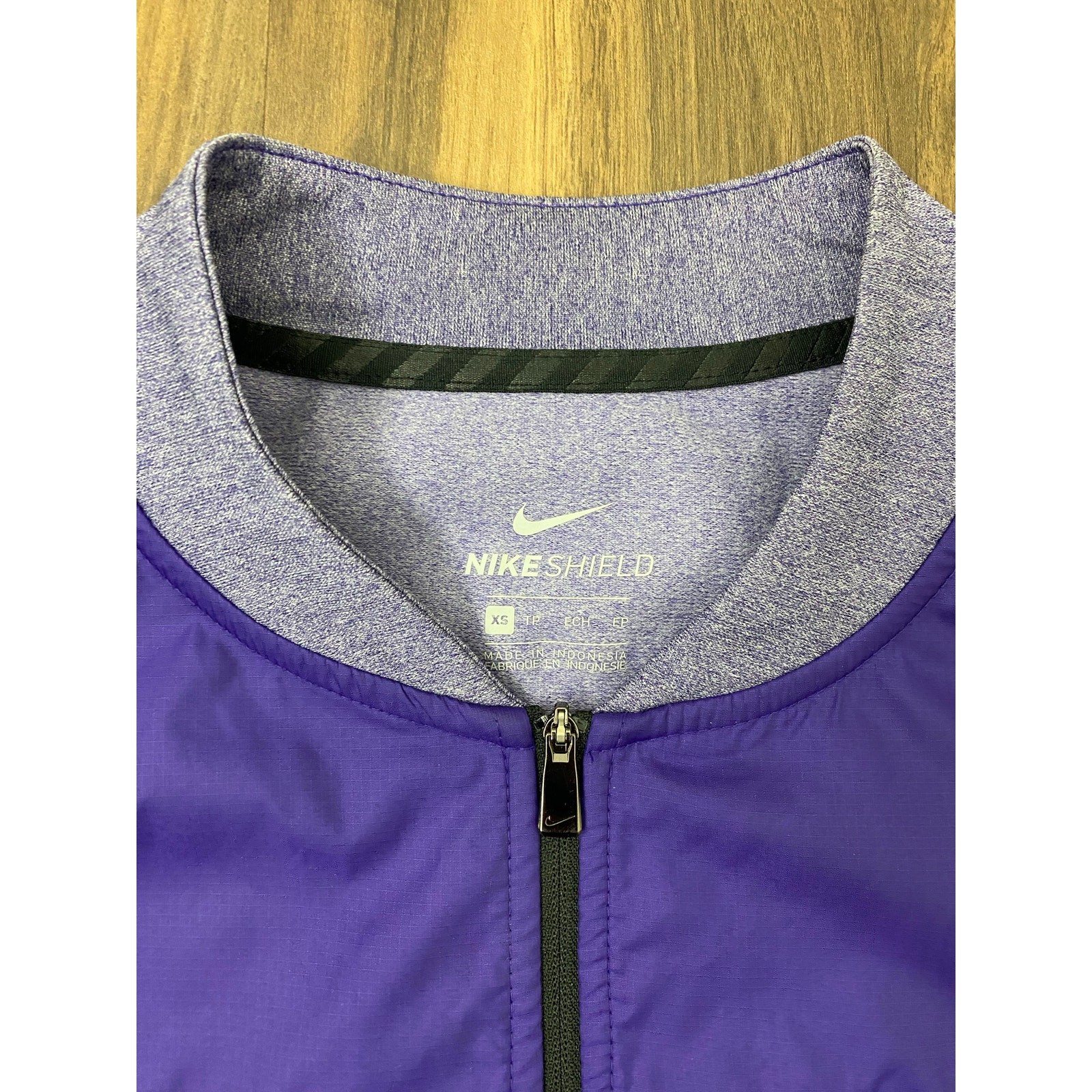 SACAI X NIKE Giacca bomber a vento Nike Shield LSU Tigers leggera performance zip