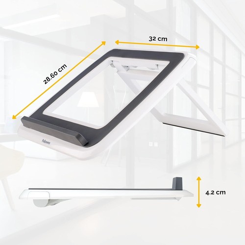 Fellowes Laptop Stand for Desk - I-Spire Series Adjustable Laptop Stand for the - 第 3/8 張圖片
