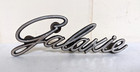 Vintage 1965 68 Ford Galaxie Emblem Badge Logo W/ Caps on the back