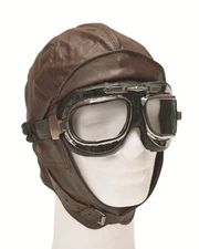 MIL-TEC Leather Aviation Helmet
