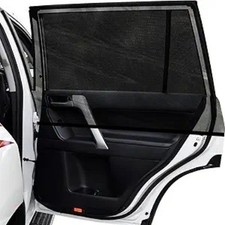 Window Shades, 2 Pack Breathable Mesh Side Sun Shades, Stret Size: Extra Large