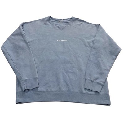 Conan Gray Embroidered Official Sweatshirt Large Powder Blue Your Sweater Read