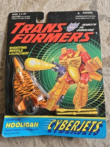 Transformers Original G2 1994 Cyberjet Hooligan Near Complete MOC
