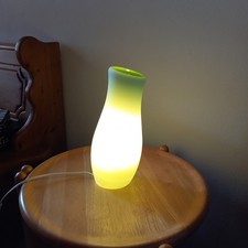 Ikea Mylonit Tischlampe grün Glas 