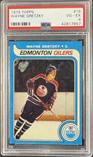 1979-80 Topps #18 Wayne Gretzky RC Rookie PSA 4 VG-EX Sharp New Label