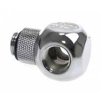Bitspower Adapter T-Splitter G1/4 Ag Auf 2X G1/4 Ig - Drehbar, Silber GläNzend