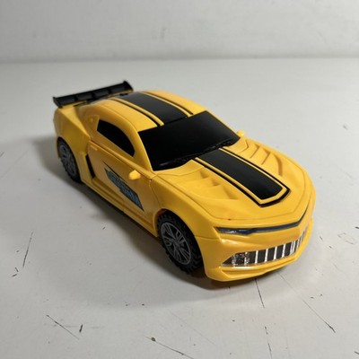 Yellow Transforming Robot Car Toy Speeding Deform YJ Toys Bumblebee Style