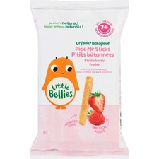 4-Pack Little Bellies Strawberry Pick-Me Sticks