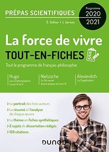 La force de vivre - Tout-en-fiches - Prépas scienti... | Buch | Zustand sehr gut