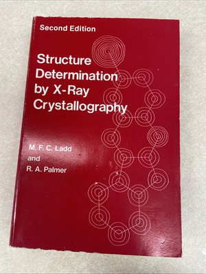 Structure Determination by X-Ray Crystallography Paperback, Clean Copy, Vintage