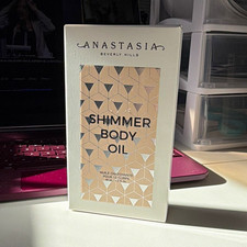 Anastasia Beverly Hills Shimmer Body Oil, Sheer Coverage, White Shade