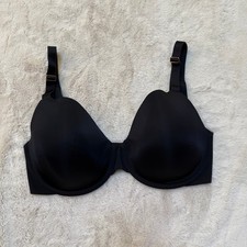 Soma Vanishing 360 Perfect Coverage Underwire Bra SZ 34DDD Black