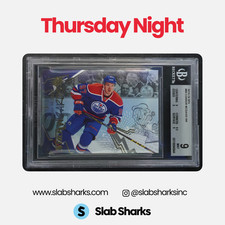 2015 UPPER DECK SPX #89 CONNOR MCDAVID STICK WIZARDS RC ROOKIE BGS 9