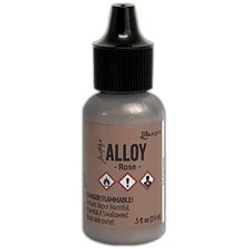 Tim Holtz Alloy Ink .5oz - Rose, TAA80299