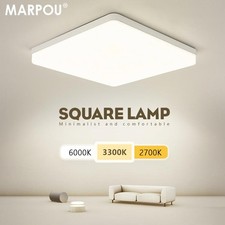 Square Led Ceiling Light Fixture 18w 24w 36w 48w Warm Cool Neutral White