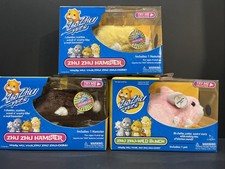ZHU ZHU PETS HAMSTER LOT OF 3 New NIB Scoodles Pipsqueak Sweetie 2008 Deadstock