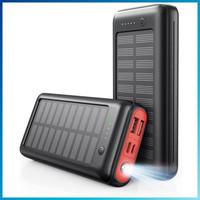 Solar Powerbank 27000Mah 22,5W PD20W SchnellladegeräT FüR Outdoor Nutzung
