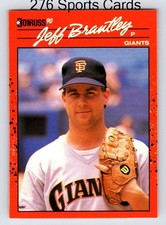 1990 Donruss Jeff Brantley Rookie #466 San Francisco Giants