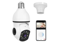 Fresh Fab Finds E27 Wi-Fi Bulb 1080P FHD Pan Tilt Security Surveillance Camera 
