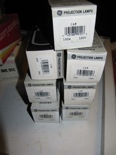 7 x projector lamp bulb -CAR- 150W 120V -GE