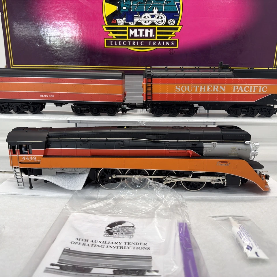 MTH Premier 20-3029-1 SP Daylight 4-8-4 GS-4 Used O UPGRADED PS.2 BCR + Aux 3037 - Image 3 of 4