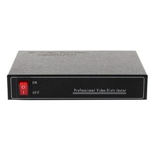 BNC HD 1 In 4 Out Video Audio Splitter AHD CVI TVI Amplifier Distributor DC12V
